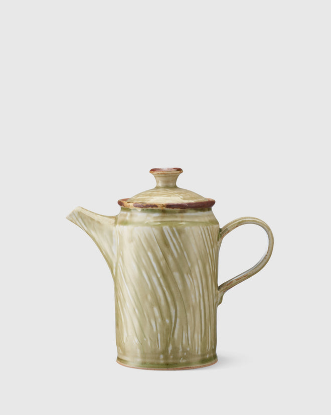 Ceramic Tea Pot - Celadon Green 8x15cm