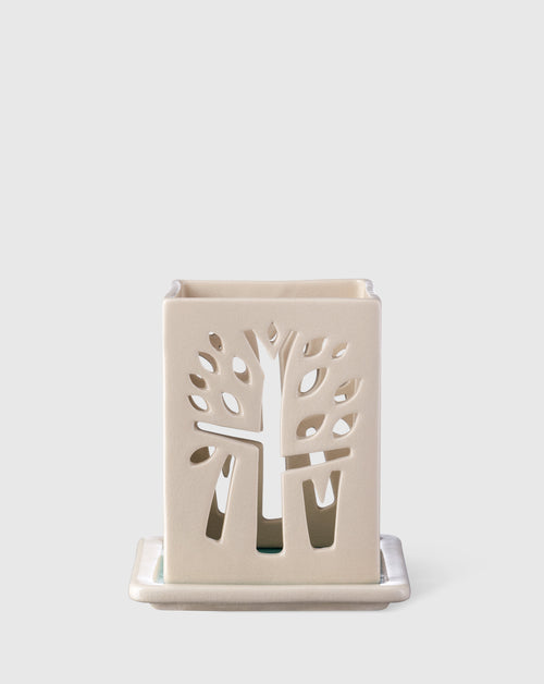 Banyan Tree Candle Holder - M - Ivory - Banyan Tree Gallery