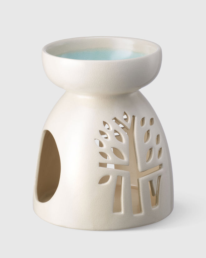 Celadon White Oil Burner - Large - Banyan Tree Gallery