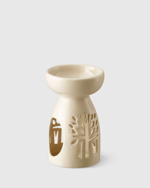 Ivory Ceramic Oil Burner - Medium