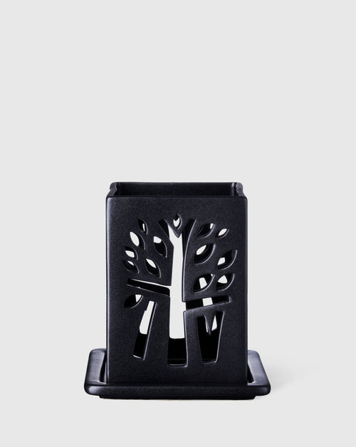 Banyan Tree Candle Holder - M - Black - Banyan Tree Gallery