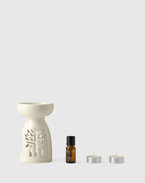 Spa Essentials Kit (Medium White Oil Burner)