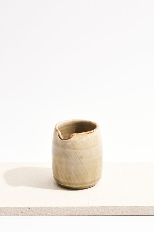 Ceramic Milk Jug - Celadon Green 6x8cm