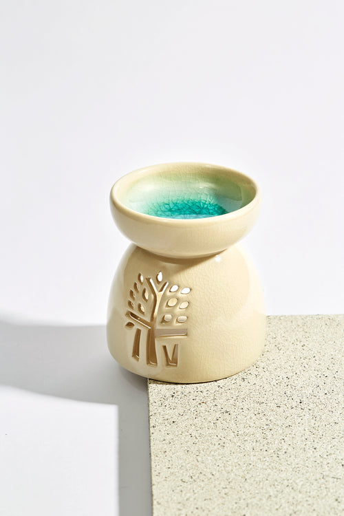 White Oil Burner - Mini - Banyan Tree Gallery